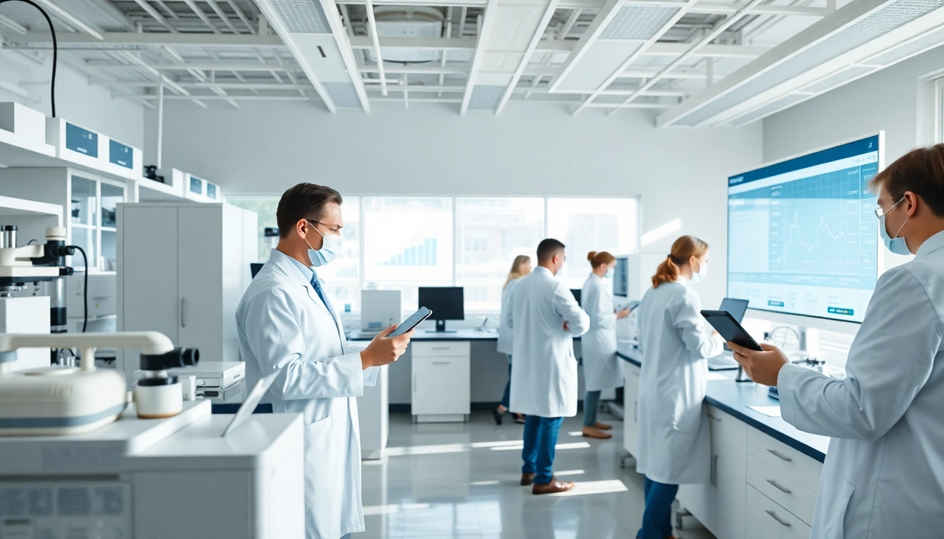 Entwicklung von digitalen Loesungen in einem innovativen Laborumfeld mit aktiven Wissenschaftlern.
