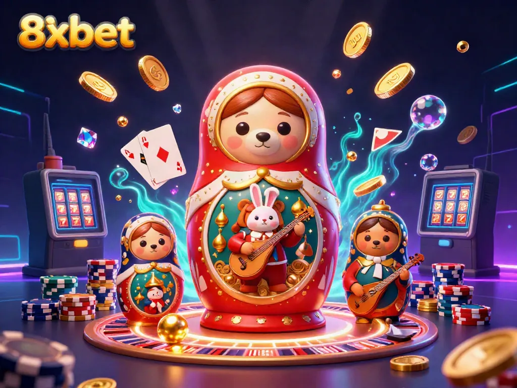 Experience thrilling gaming with 8xbet's vibrant casino atmosphere and dynamic elements.