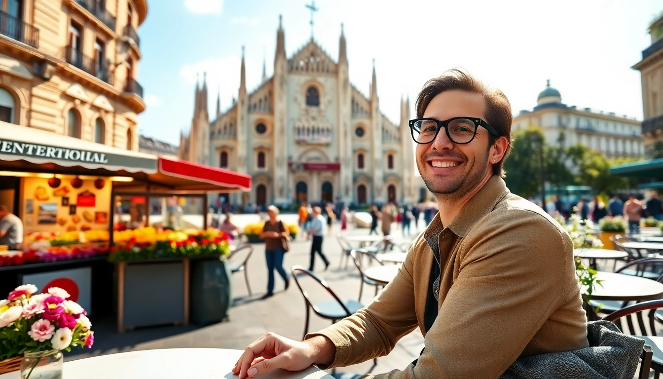 Tagesausflug Mailand – Entspannte Momente bei einem Kaffee mit Blick auf den Duomo.